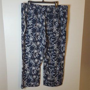 Caslon Linen Capri Pants